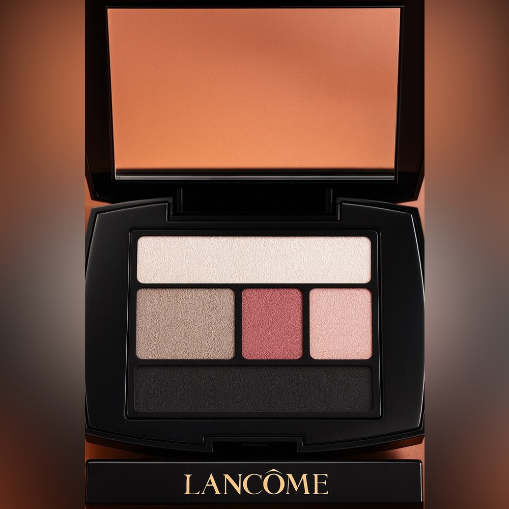 Lancome Eyeshadow Palette with Pink and Neutral Tones